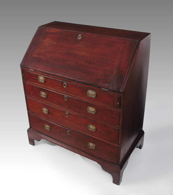 PERIOD CHIPPENDALE MAHOGANY SLANT 145e56