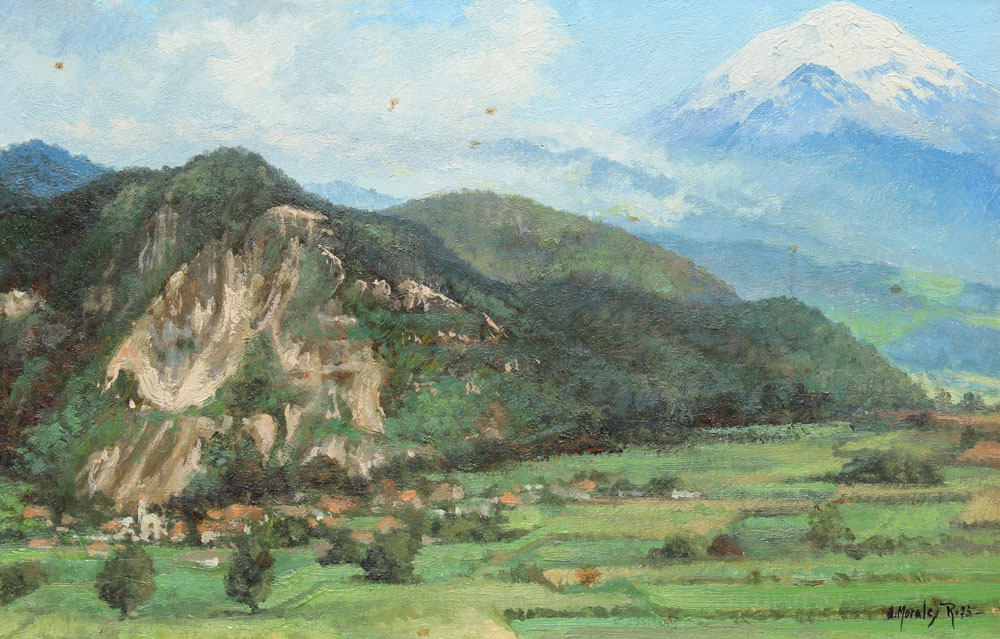 MORALES A. (Mexican 20th C.): Pastoral