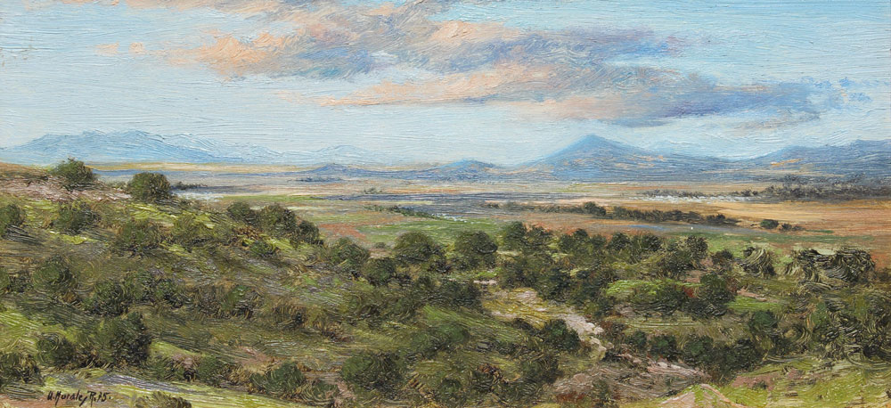 MORALES A. (Mexican 20th C.): Panoramic