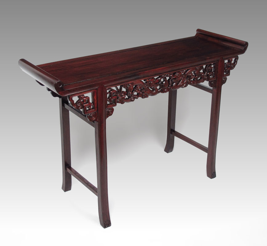 CHINESE CARVED ALTAR TYPE TABLE  145eec