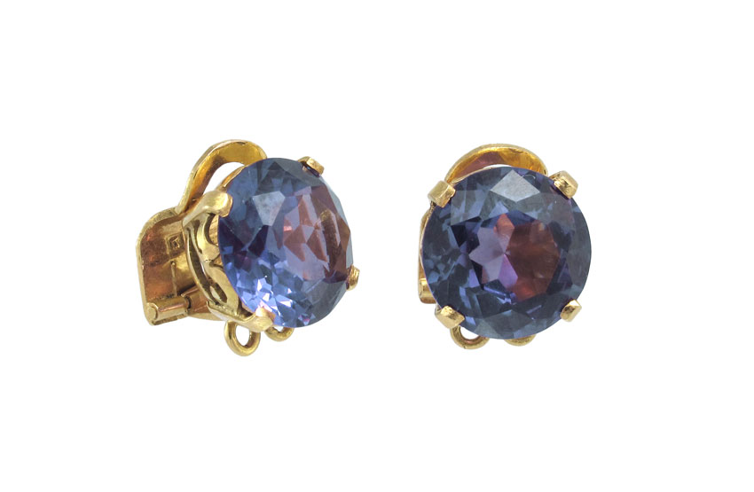 20K GOLD CHANGING COLOR SAPPHIRE