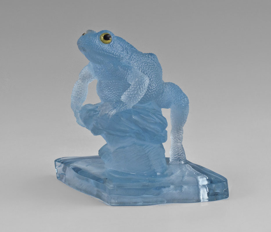 ART GLASS FROG OR TOAD: Lalique