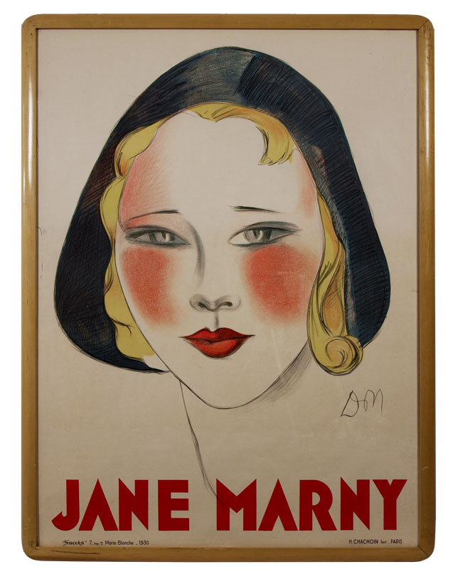 LARGE JANE MARNY FRENCH ACTRESS 145f6d