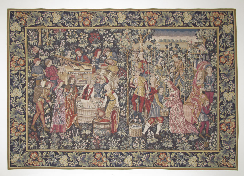 MODERN FRENCH WOVEN TAPESTRY Les 145f84