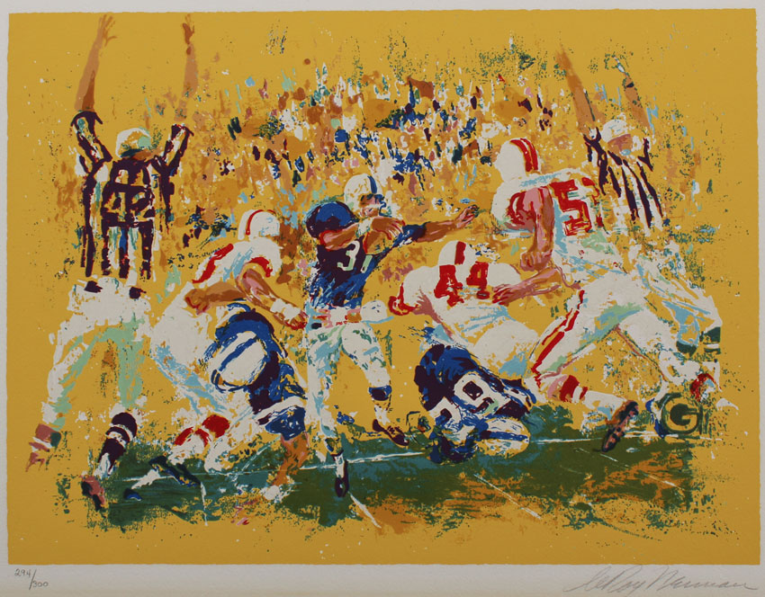 NEIMAN Leroy (American 1927-): Touchdown