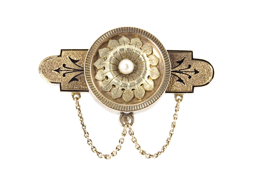 14K PERIOD VICTORIAN BROOCH / WATCH