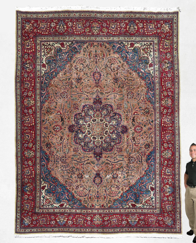 SEMI ANTIQUE PERSIAN TABRIZ HAND 146048