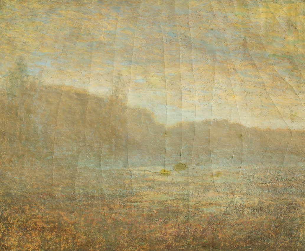 LARGE IMPRESSIONIST LANDSCAPE EARLY