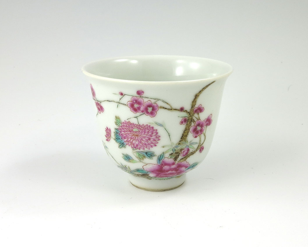 CHINESE ROSE FAMILLE WINE CUP:
