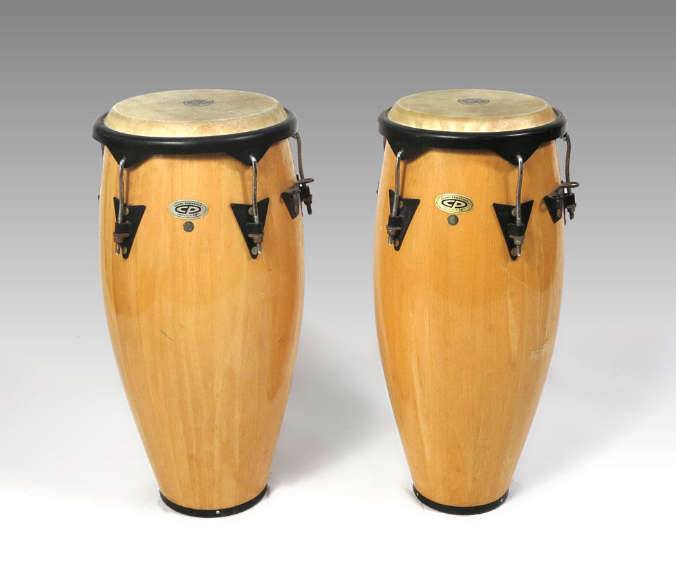 PAIR COSMIC PERCUSSION CONGA DRUMS: