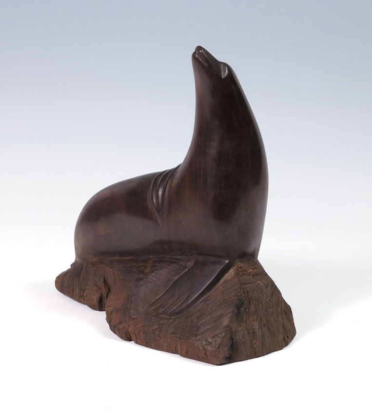 MEXICAN CARVED SEA LION Carved 1461f1