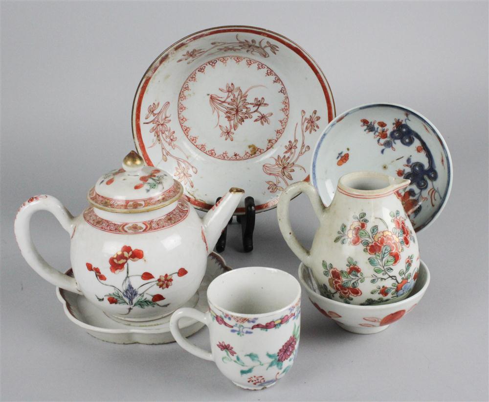 SEVEN CHINESE EXPORT PIECES including 14623c