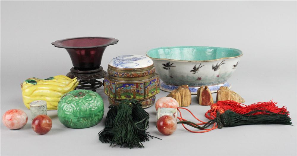 GROUP OF CHINESE DECORATIONS LATE 146243