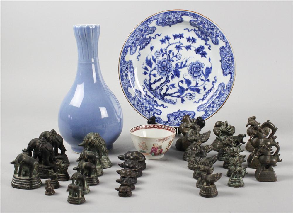 GROUP OF ASIAN DECORATIONS including