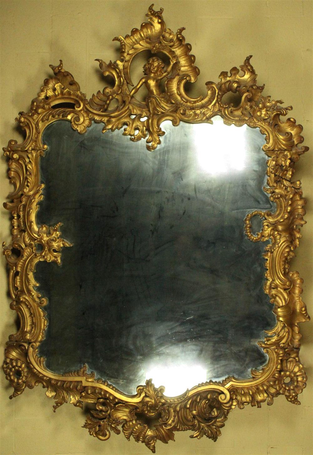 MONUMENTAL ROCOCO STYLE GILDED