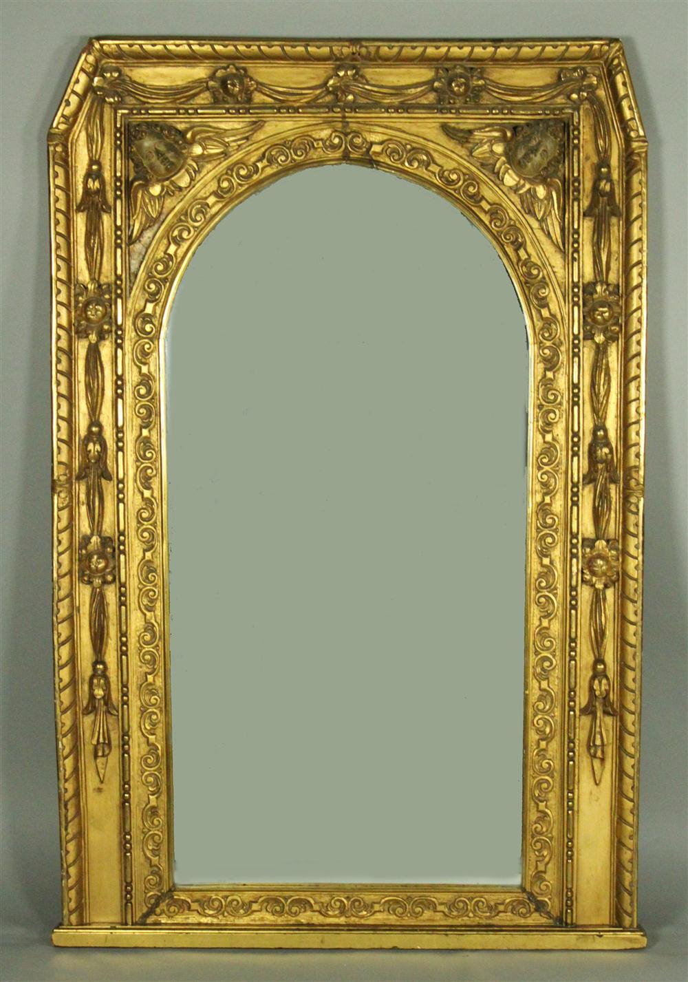 OVERSIZE CARVED GILTWOOD MIRROR 146313