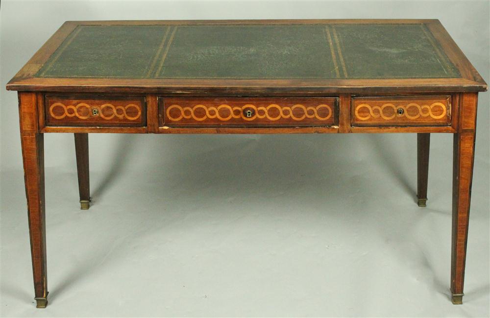 LOUIS XVI STYLE INLAID WRITING