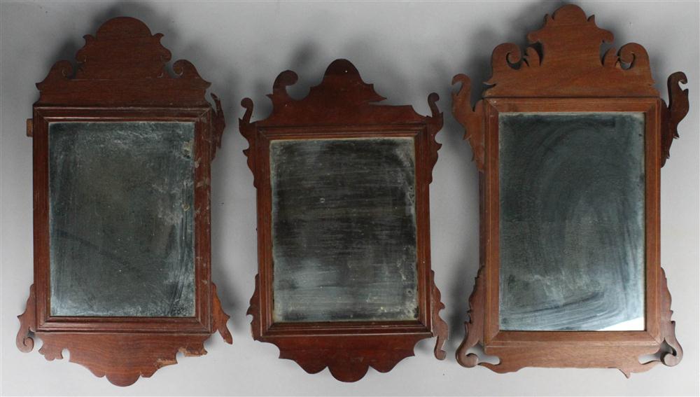 GROUP OF THREE CHIPPENDALE MAHOGANY 14633f