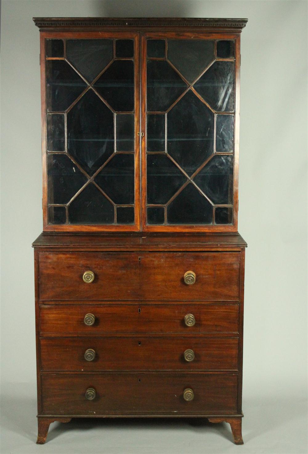 GEORGE III MAHOGANY SECRETAIRE 146348