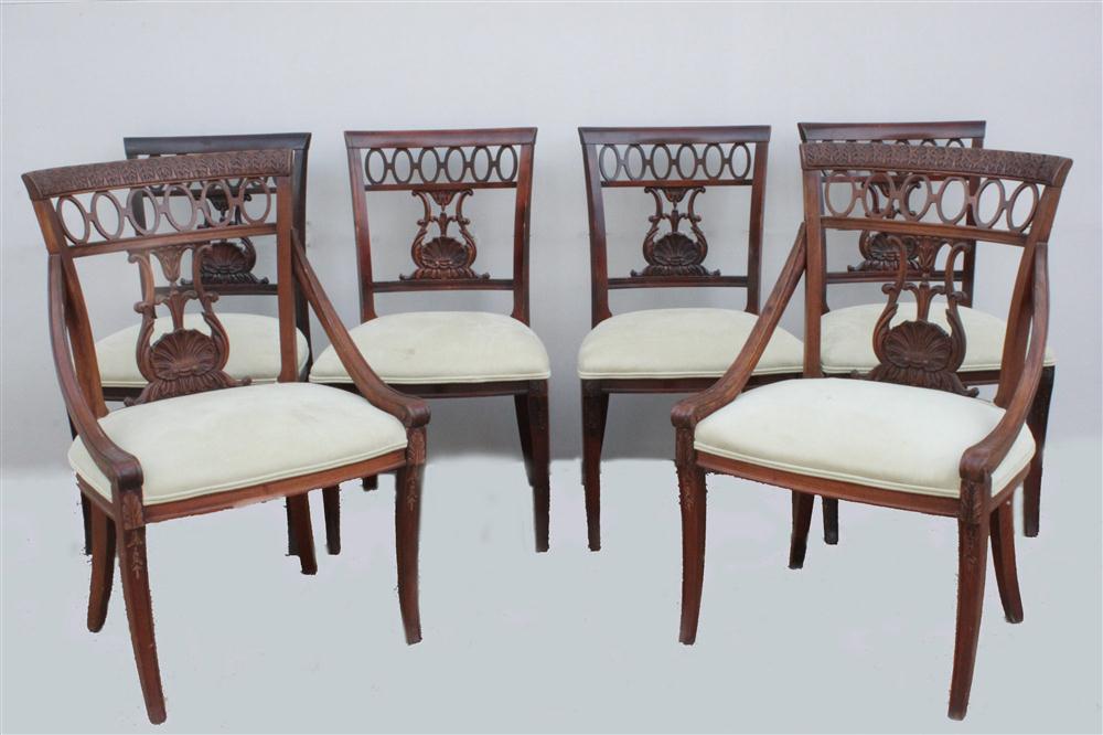 SET OF SIX ENGLISH REGENCY STYLE 146357