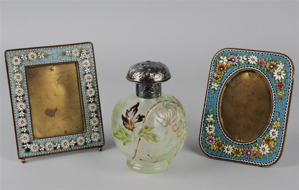 A SILVER MOUNTED GALLE PERFUME 146399