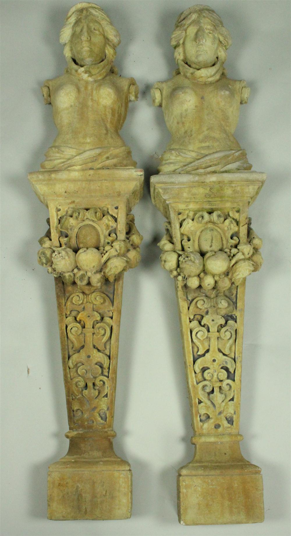 PAIR OF RENAISSANCE STYLE CAST