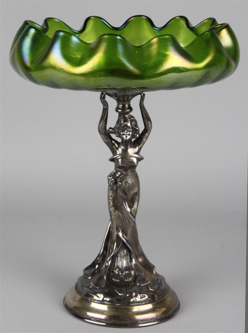 ART NOUVEAU IRIDESCENT GLASS AND 1463b5