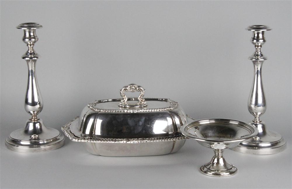 PAIR OF CHRISTOFLE SILVERPLATED