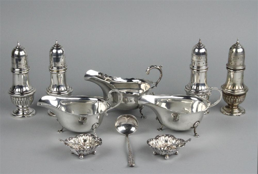 PAIR OF ASPREY STERLING SAUCE BOATS