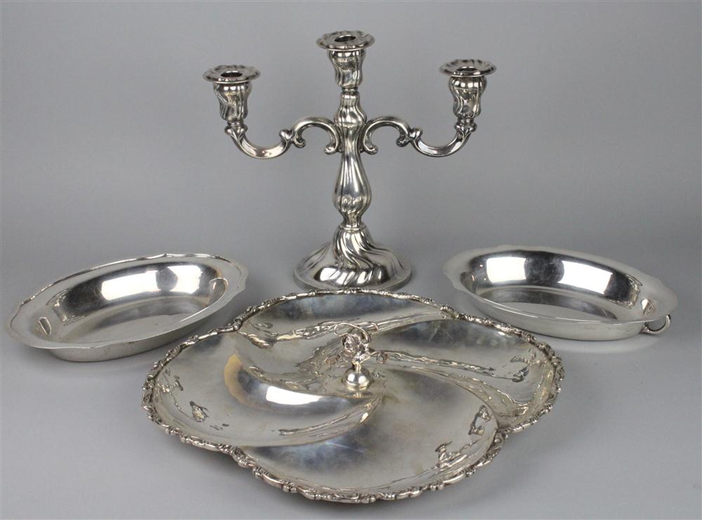 LARGE MEXICAN STERLING CENTERPIECE