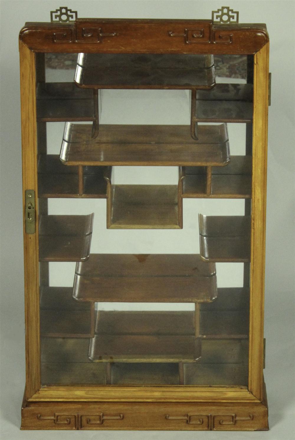 CHINESE STYLE HANGING WALL CABINET having