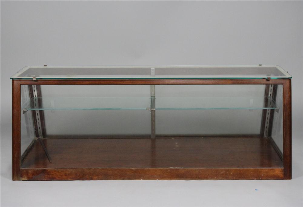 VINTAGE GLASS COUNTER TOP DISPLAY 1464de