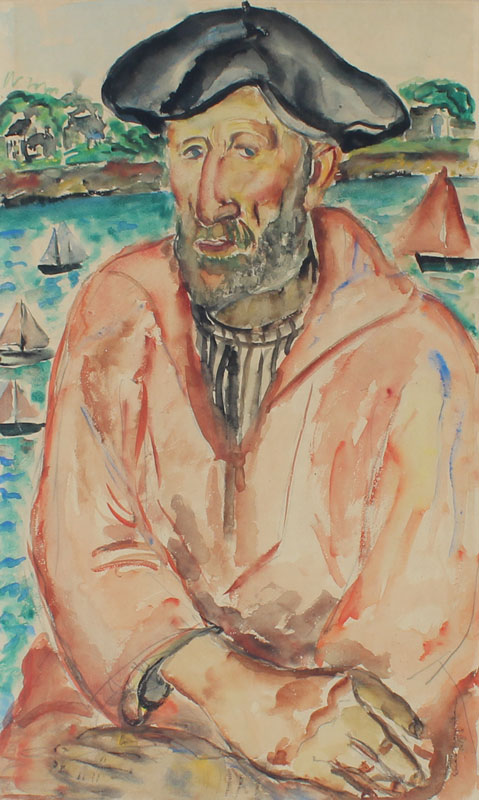NEWMAN Elias (American 1903-1999): Fishermen