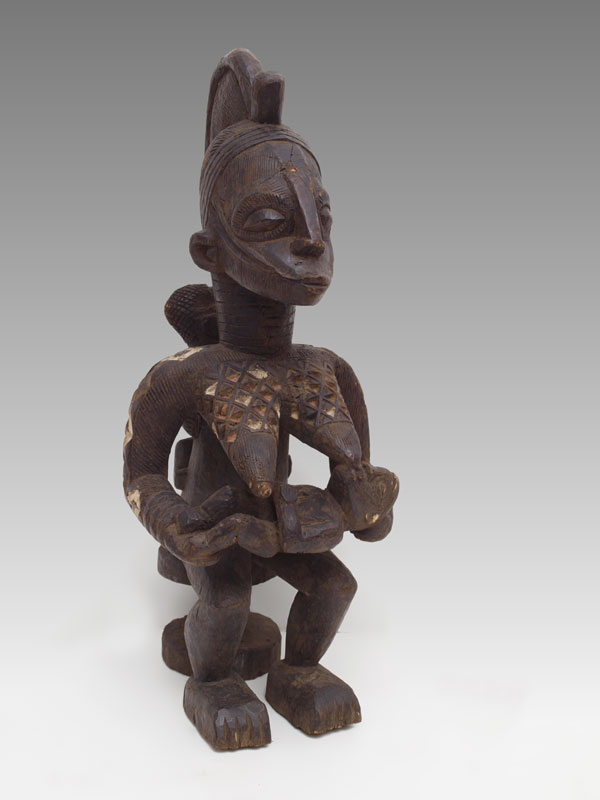 CARVED AFRICAN AFO MATERNITY FIGURE 146608