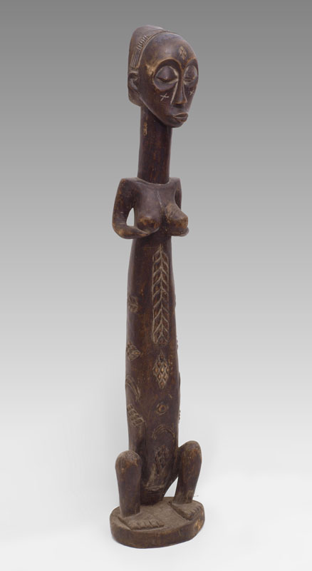 CARVED AFRICAN LUBA ANCESTRAL FIGURE