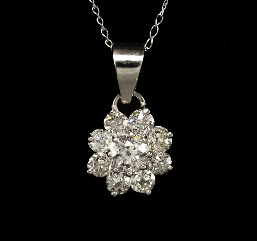  85 CTW DIAMOND PENDANT NECKLACE  146632