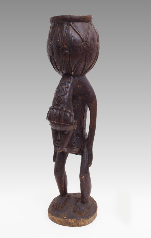CARVED AFRICAN BASSA OFFERING BOWL 146645