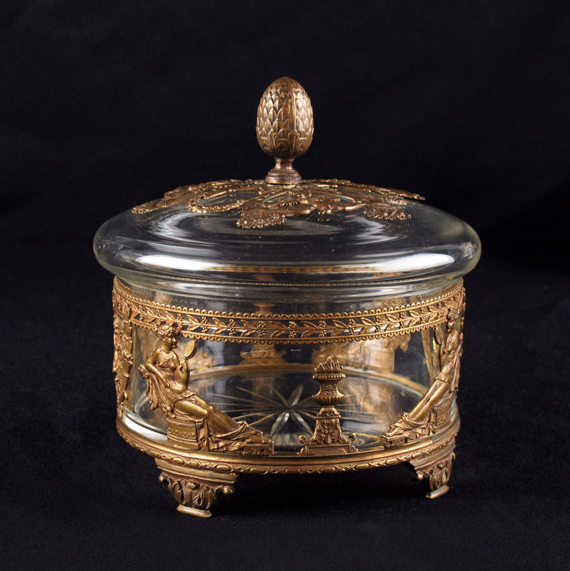 BACCARAT QUALITY GILT BRONZE MOUNTED