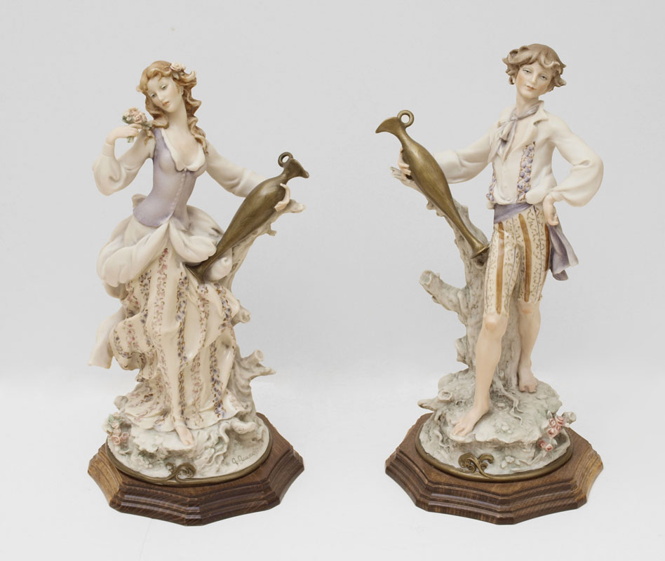 GIUSEPPE ARMANI FIGURAL COUPLE: Pair