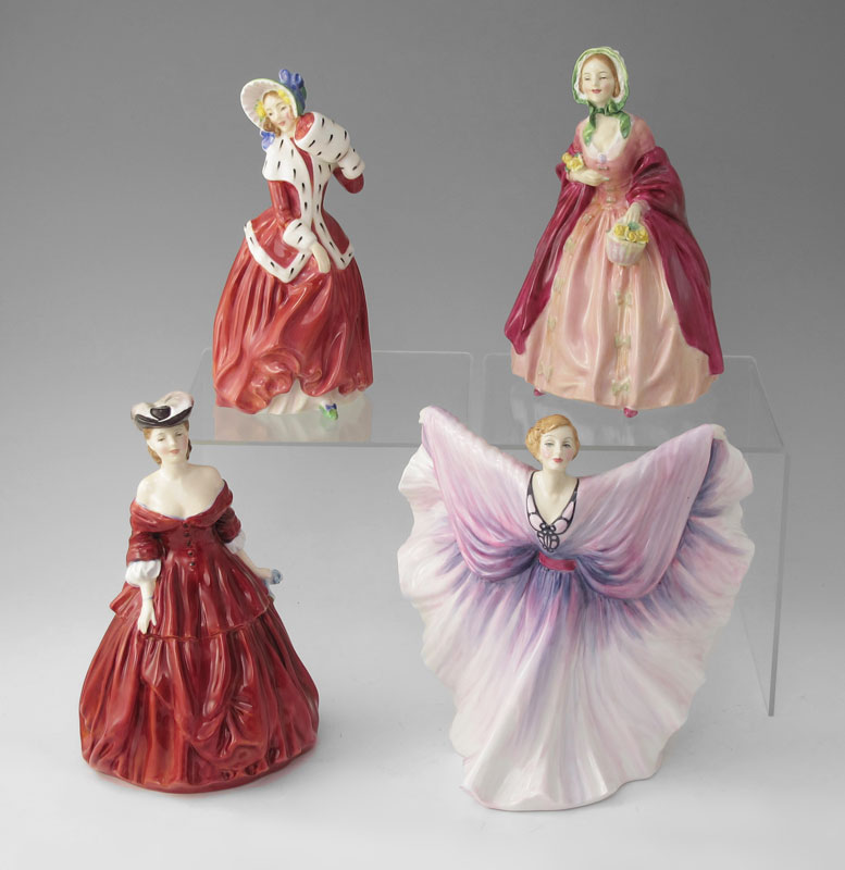 ROYAL DOULTON FIGURINES 4 figures 14668e