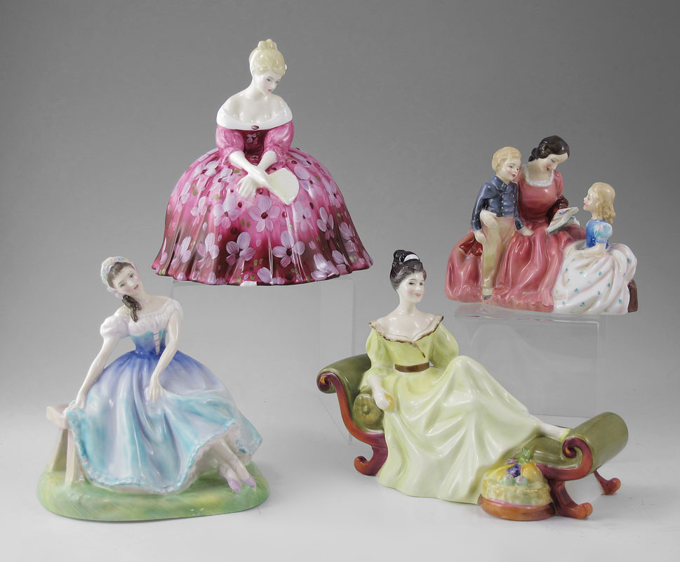 ROYAL DOULTON FIGURINES: 4 pc to
