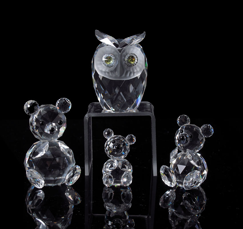 SWAROVSKI CRYSTAL 4 WOODLAND FRIENDS 14669e