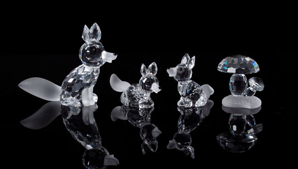 SWAROVSKI CRYSTAL 4 WOODLAND FRIENDS 14669f