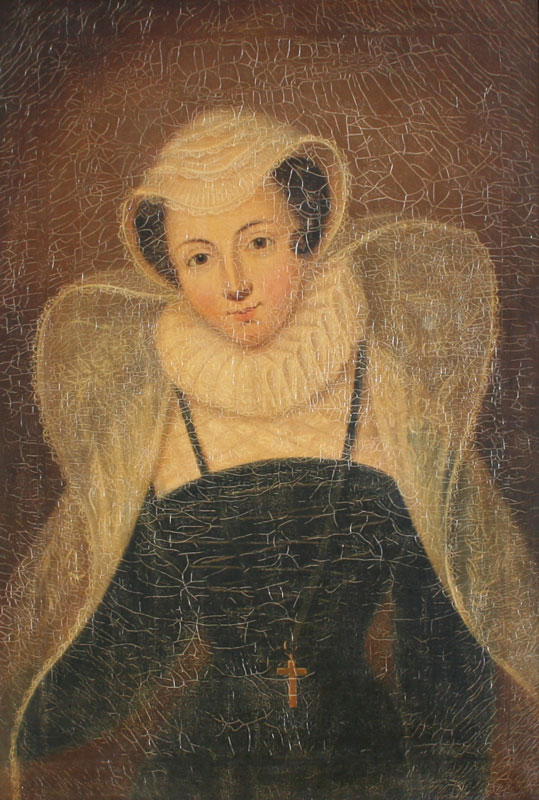 19TH CENTURY OIL/CANVAS OF MARY
