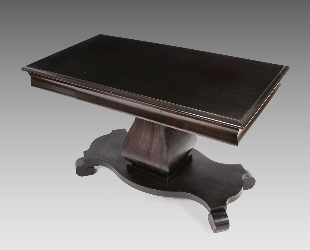 LATE EMPIRE LIBRARY TABLE: Single