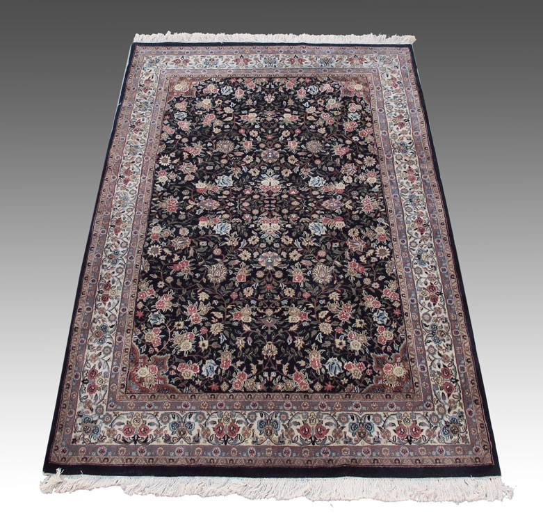 INDO PERSIAN HAND KNOTTED WOOL 14678f