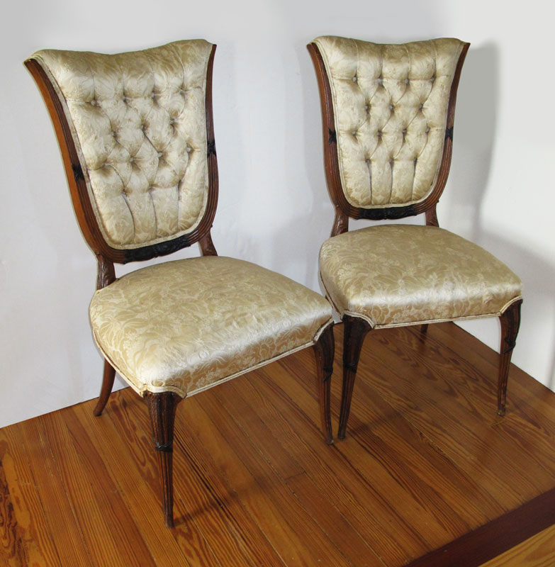 PAIR OF BEIDERMEIER STYLE CHAIRS  146862