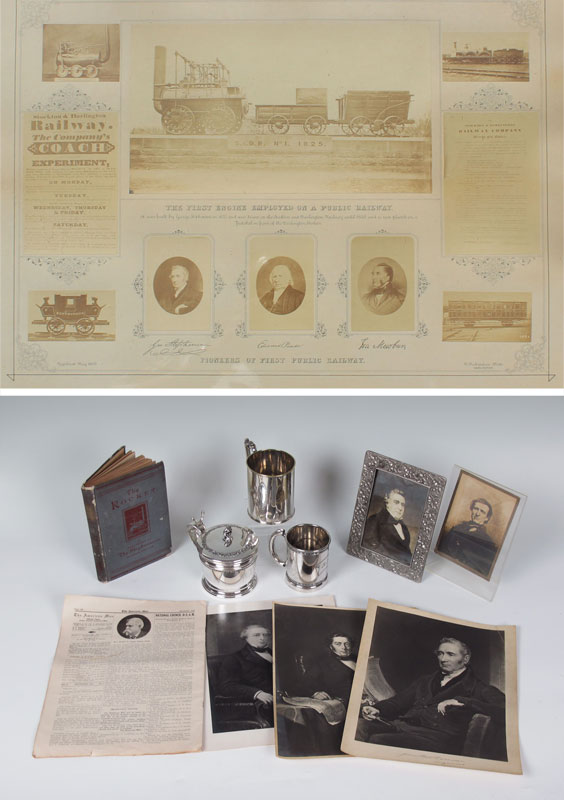 COLLECTION OF GEORGE STEPHENSON RAILROAD