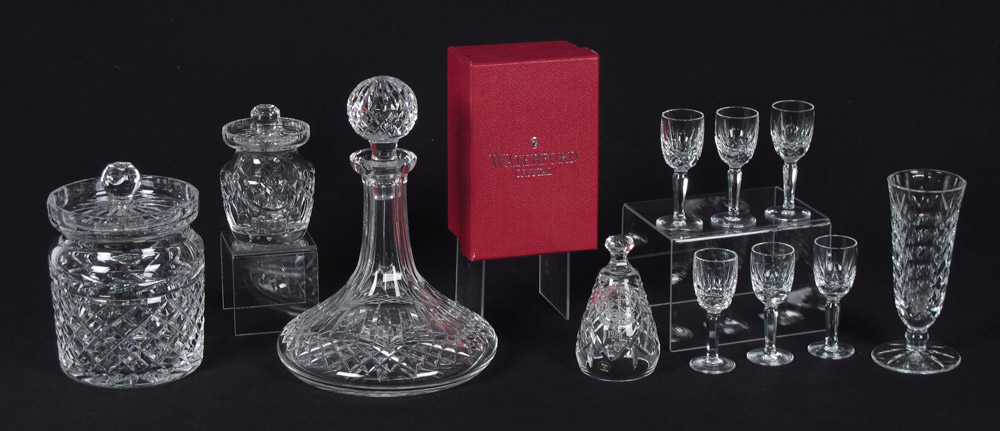 11 PIECE WATERFORD CRYSTAL COLLECTION  146998