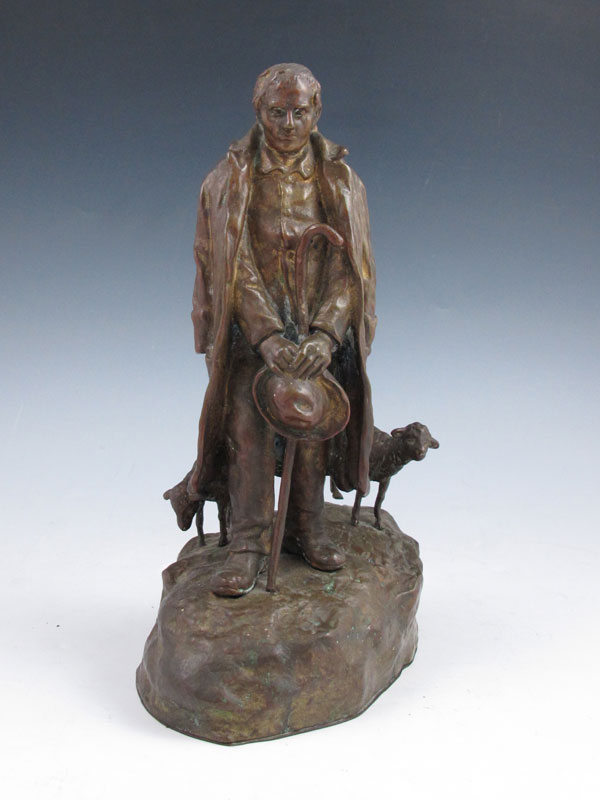 TURN OF THE CENTURY BRONZE SCULPTURE